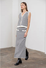 Load image into Gallery viewer, Striped Knit Sweater Midi Skirt - Kirk and VessMoon River
