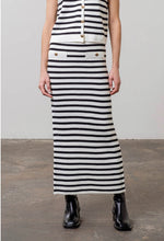 Load image into Gallery viewer, Striped Knit Sweater Midi Skirt - Kirk and VessMoon River
