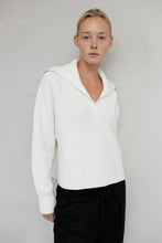 Load image into Gallery viewer, The Brixley Sweater | Ribbed Wide - Collar Sweater - Kirk and VessMOD REF
