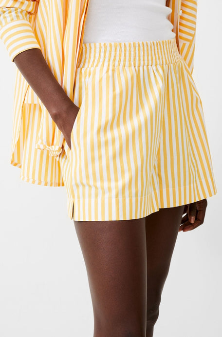Thick Stripe Pull On Shorts - Kirk and VessFrench Connection