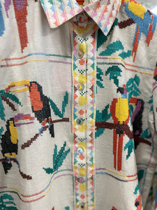 Tropical Stitch Long Sleeve Shirt - Kirk and VessFarm rio