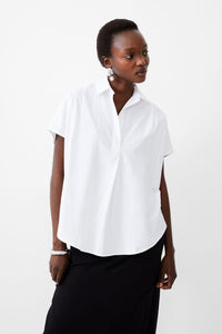 White Popover Top - Kirk and VessFrench Connection