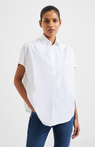 White Popover Top - Kirk and VessFrench Connection