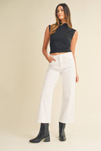 Load image into Gallery viewer, WHT - The Classic Wide Leg Jean - Kirk and VessJUST BLACK DENIM
