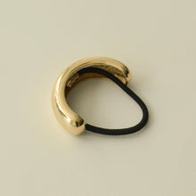 Load image into Gallery viewer, Wide Metal Cuff Hair Tie | Gold - Kirk and Vessnar&#39;sha
