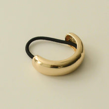 Load image into Gallery viewer, Wide Metal Cuff Hair Tie | Gold - Kirk and Vessnar&#39;sha
