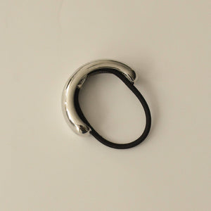 Wide Metal Cuff Hair Tie | Silver - Kirk and Vessnar'sha