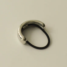 Load image into Gallery viewer, Wide Metal Cuff Hair Tie | Silver - Kirk and Vessnar&#39;sha
