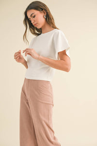 WIDE SLEEVE COTTON TOP - Kirk and VessMIOU MUSE