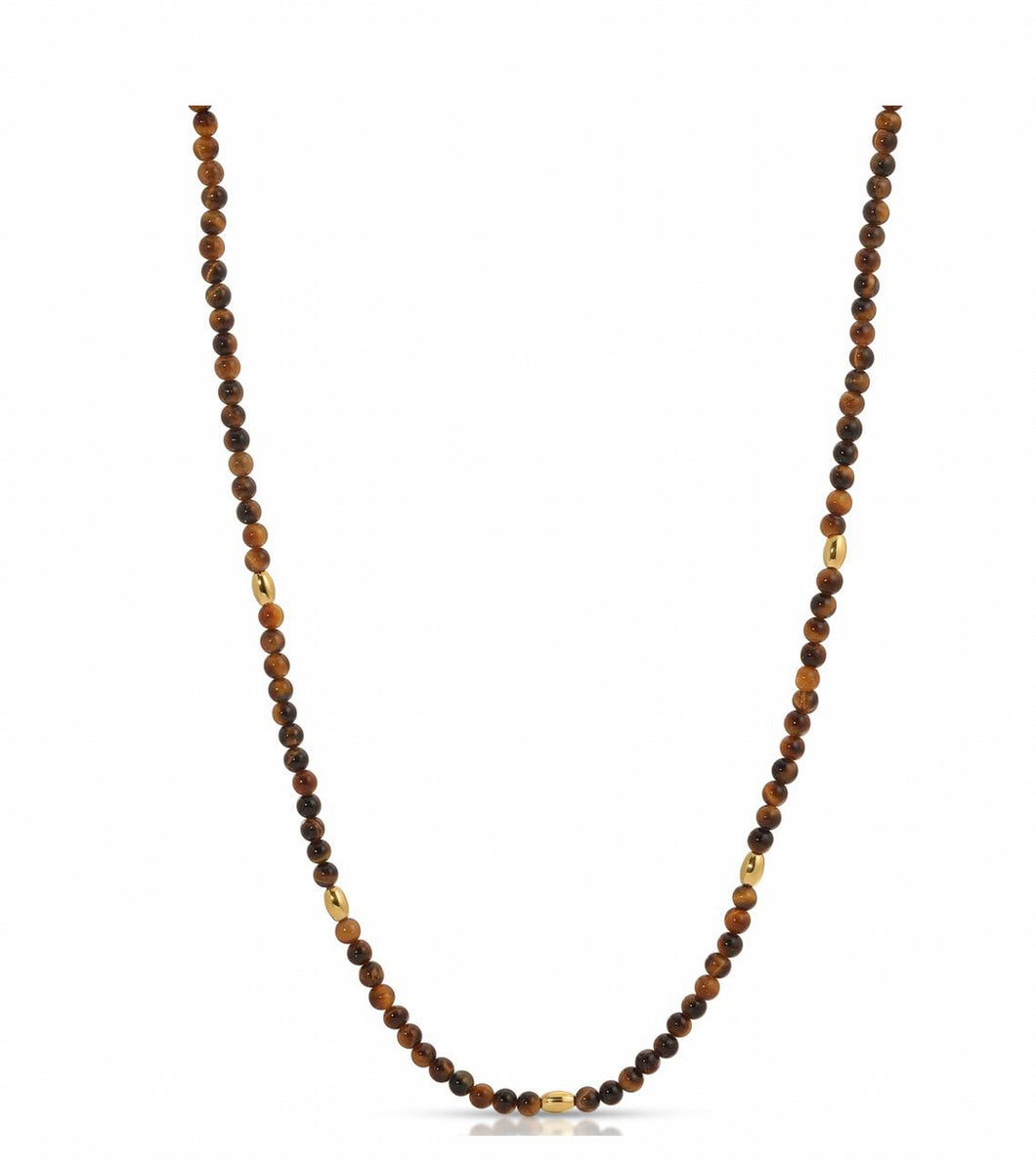 Bali Beaded Necklace Tiger’s Eye