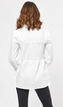 Load image into Gallery viewer, White Jenny Smocked Poplin Blouse
